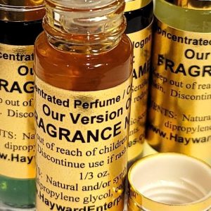 Brand Perfume Oil Compatible to CASHMERE MIST for women, Fragrance Rendition, Eau de Parfum, Scented Oil, 1/3 oz. (10ml) Glass Roll on